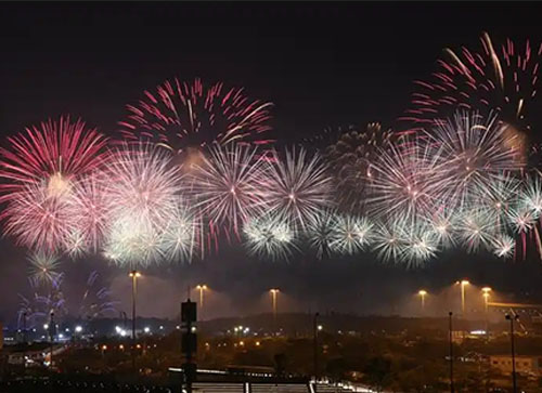 丹阳市焰火晚会